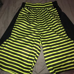 Neon Jordan shorts